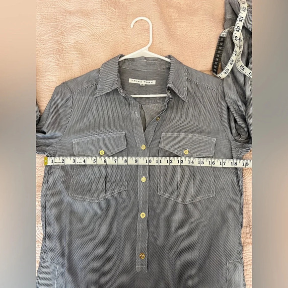 Trina Turk - 100% Cotton Short Dress - size 2 - Picture 8 of 10